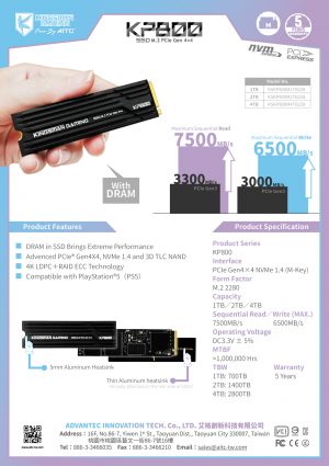 SSD_KP800